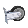 4" Rigid Non Swivel Caster Furniture Rolling Wheels